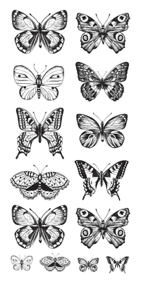 Kaisercraft-Butterflies Clear Stickers